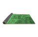 Sideview of Oriental Emerald Green Industrial Rug, urb2617emgrn