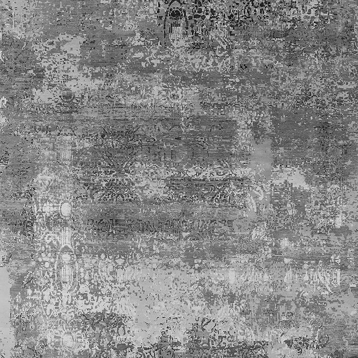 Machine Washable Oriental Gray Industrial Rug, wshurb2617gry