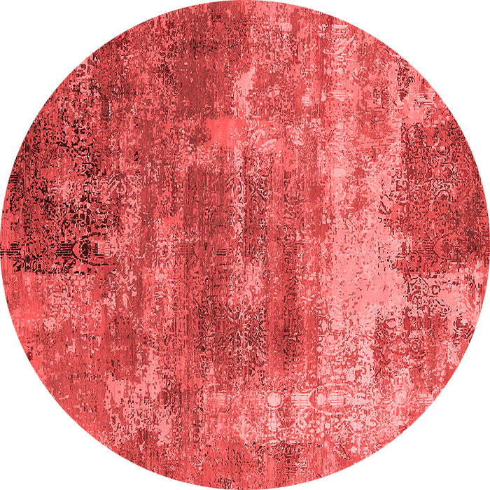 Machine Washable Oriental Red Industrial Rug, wshurb2617red