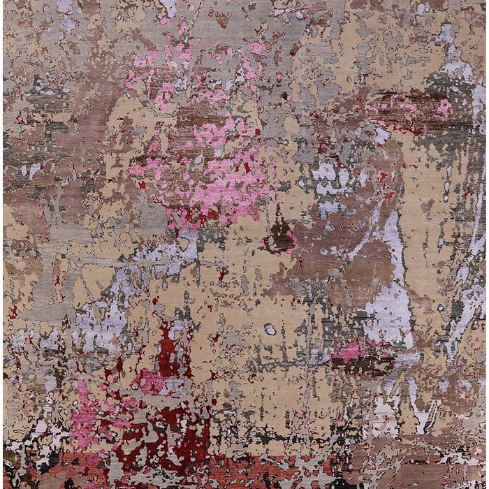 Mid-Century Modern Chestnut Brown Oriental Rug, urb2618