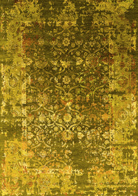 Oriental Yellow Industrial Rug, urb2619yw