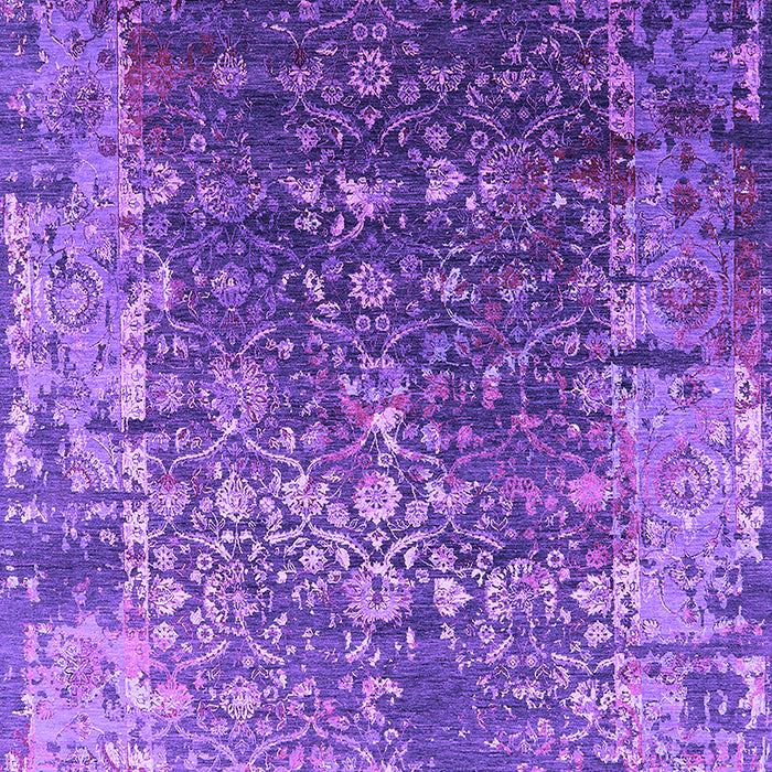 Machine Washable Oriental Purple Industrial Area Rugs, wshurb2619pur