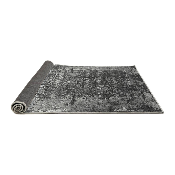 Sideview of Oriental Gray Industrial Rug, urb2619gry