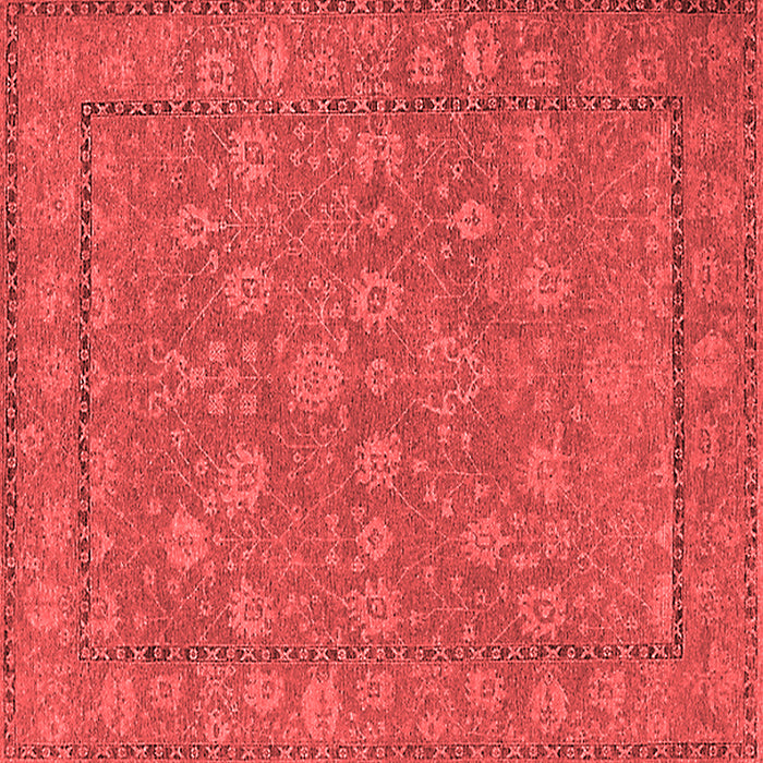 Machine Washable Oriental Red Industrial Rug, wshurb261red