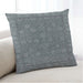 Lifestyle Image of Mid-Century Modern Urban Square Marble Blue Throw Pillow, 18 inch by 18 inch, pwurb261