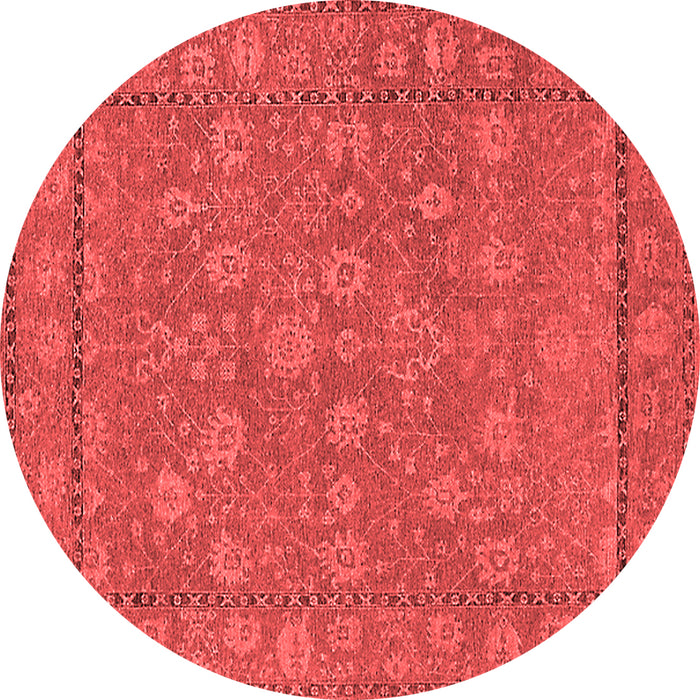 Machine Washable Oriental Red Industrial Rug, wshurb261red