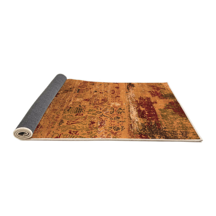 Sideview of Oriental Orange Industrial Rug, urb2620org