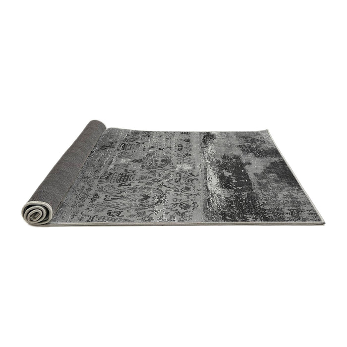 Sideview of Oriental Gray Industrial Rug, urb2620gry