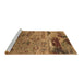 Sideview of Machine Washable Oriental Brown Industrial Rug, wshurb2620brn