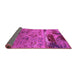 Sideview of Oriental Pink Industrial Rug, urb2620pnk