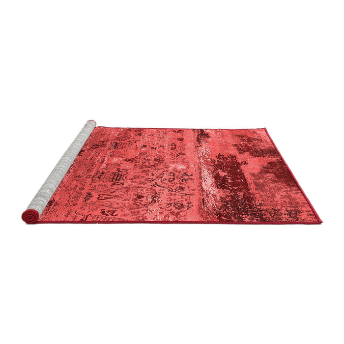 Industrial Red Washable Rugs
