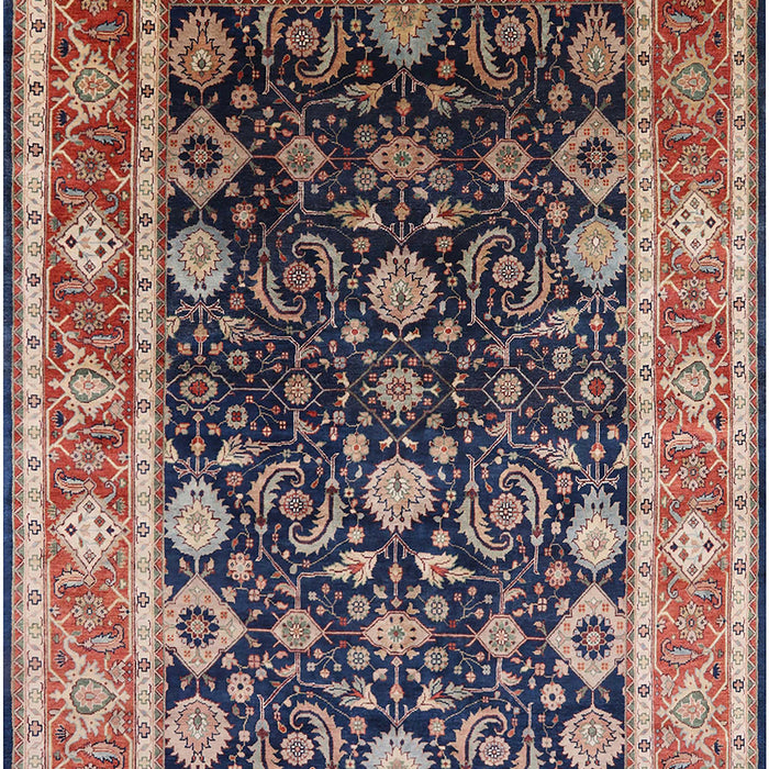 Mid-Century Modern Maroon Purple Oriental Rug, urb2621