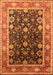 Oriental Orange Industrial Rug, urb2621org