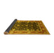 Sideview of Oriental Yellow Industrial Rug, urb2621yw