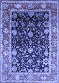 Oriental Blue Industrial Rug, urb2621blu