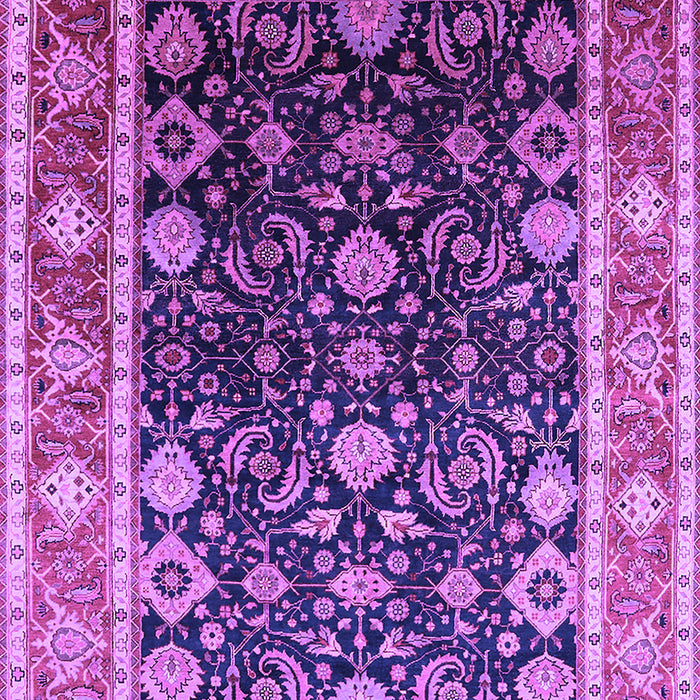 Machine Washable Oriental Purple Industrial Area Rugs, wshurb2621pur