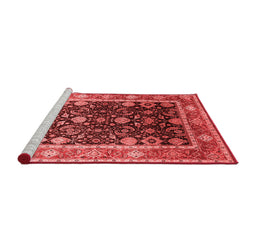 Industrial Red Washable Rugs
