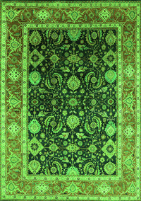 Oriental Green Industrial Rug, urb2621grn