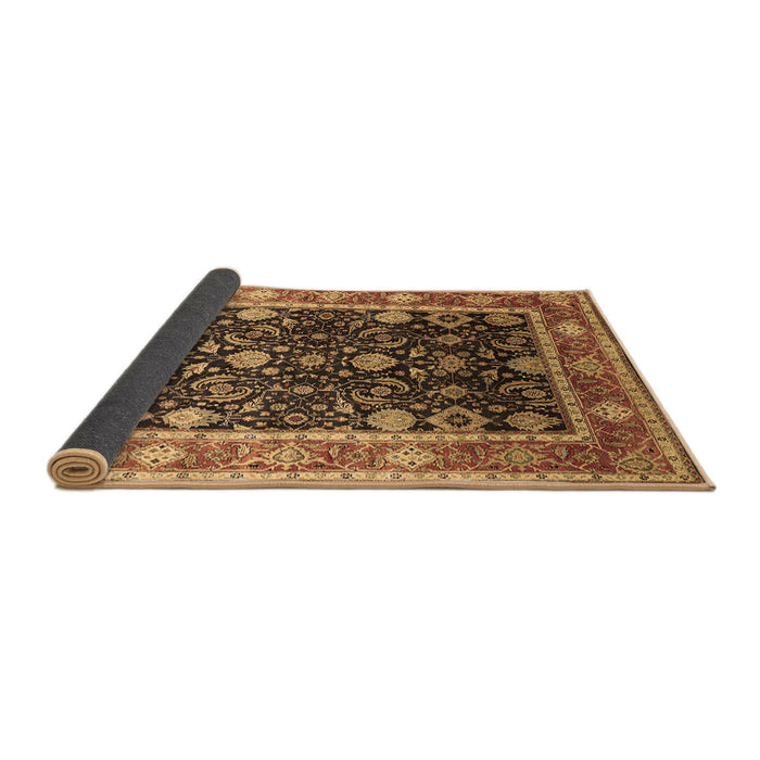 Sideview of Oriental Brown Industrial Rug, urb2621brn