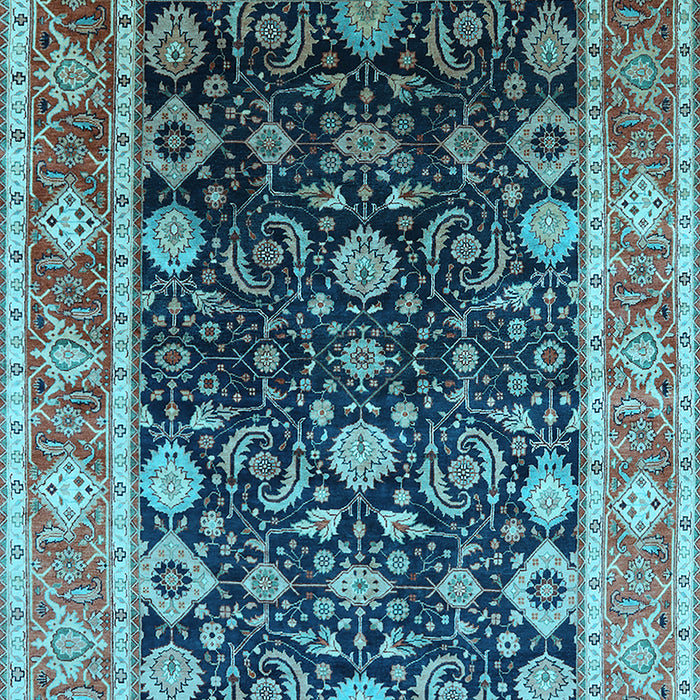 Oriental Light Blue Industrial Rug, urb2621lblu