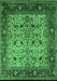 Oriental Emerald Green Industrial Rug, urb2622emgrn