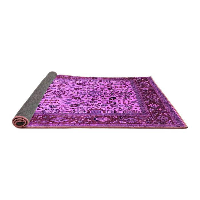 Sideview of Oriental Purple Industrial Rug, urb2622pur