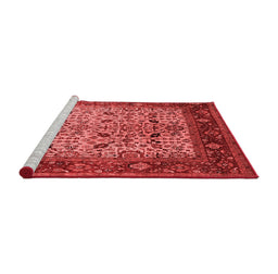 Industrial Red Washable Rugs