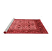 Industrial Red Washable Rugs