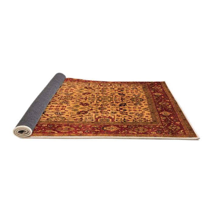 Sideview of Oriental Orange Industrial Rug, urb2622org