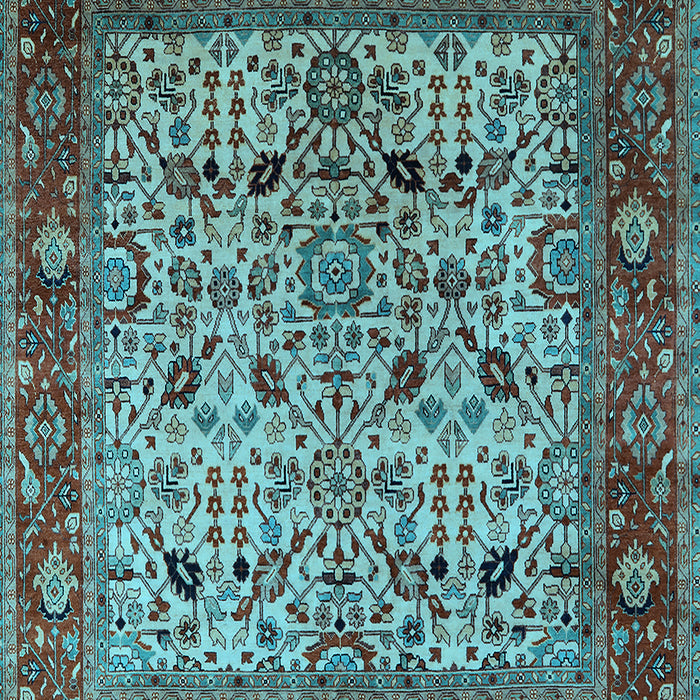 Oriental Light Blue Industrial Rug, urb2622lblu