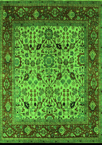 Oriental Green Industrial Rug, urb2622grn