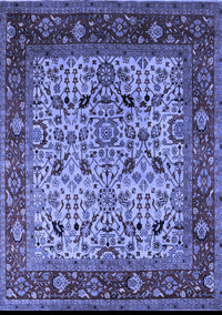 Oriental Blue Industrial Rug, urb2622blu