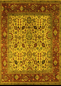 Oriental Yellow Industrial Rug, urb2622yw