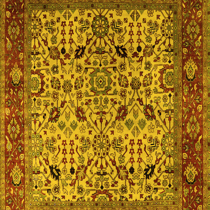 Oriental Yellow Industrial Rug, urb2622yw