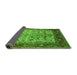 Sideview of Oriental Green Industrial Rug, urb2622grn