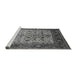 Sideview of Machine Washable Oriental Gray Industrial Rug, wshurb2622gry