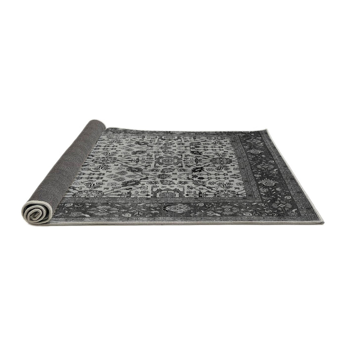 Sideview of Oriental Gray Industrial Rug, urb2622gry