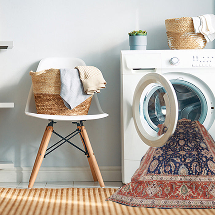 Machine Washable Industrial Modern Velvet Maroon Purple Rug in a Washing Machine, wshurb2623