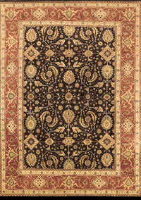 Oriental Brown Industrial Rug, urb2623brn