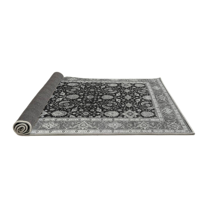 Sideview of Oriental Gray Industrial Rug, urb2623gry