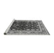 Sideview of Machine Washable Oriental Gray Industrial Rug, wshurb2623gry