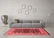 Industrial Red Washable Rugs