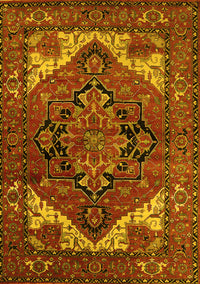 Persian Yellow Traditional Rug, urb2624yw