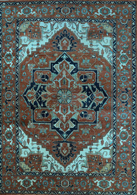 Persian Light Blue Traditional Rug, urb2624lblu