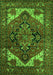 Machine Washable Persian Green Traditional Area Rugs, wshurb2624grn