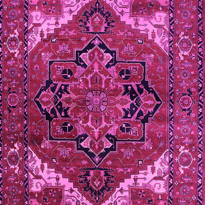 Machine Washable Persian Pink Traditional Rug, wshurb2624pnk
