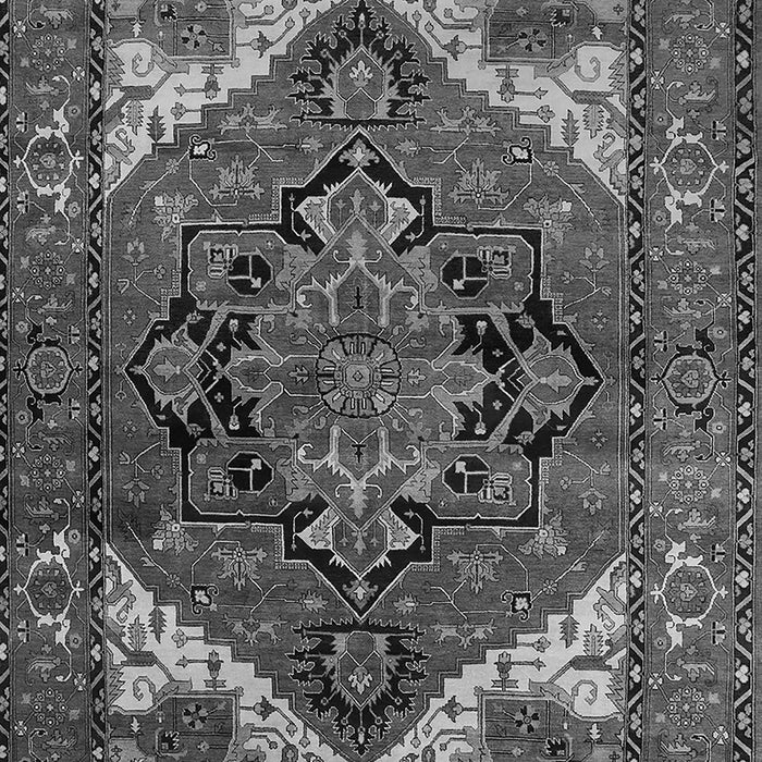 Machine Washable Persian Gray Traditional Rug, wshurb2624gry