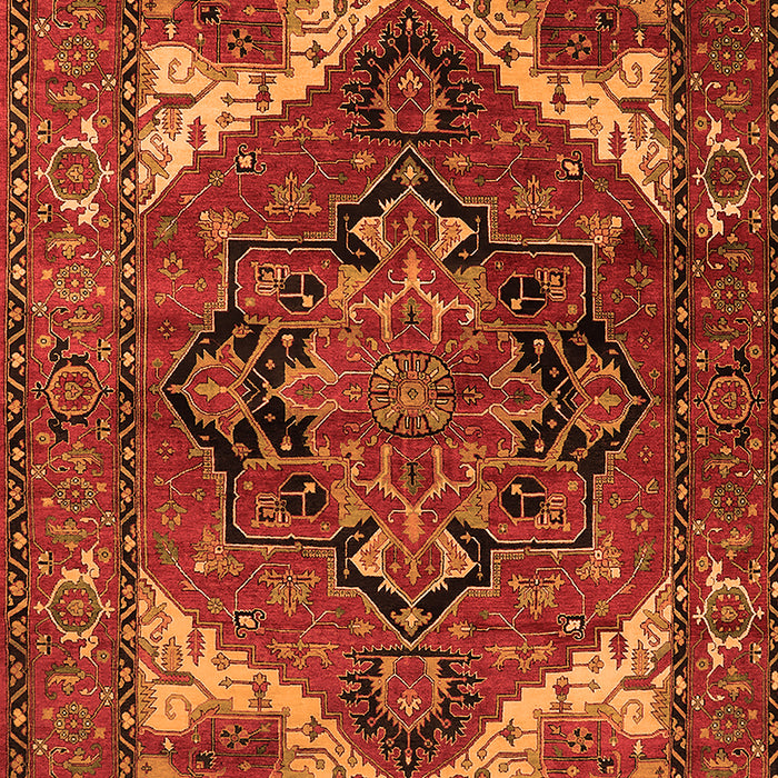 Persian Orange Traditional Rug, urb2624org