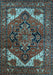 Machine Washable Persian Light Blue Traditional Rug, wshurb2624lblu