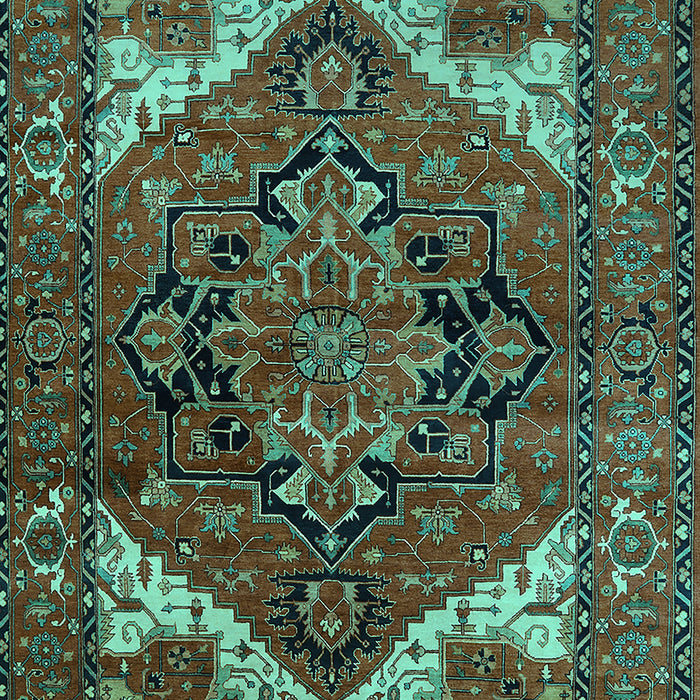 Persian Turquoise Traditional Rug, urb2624turq